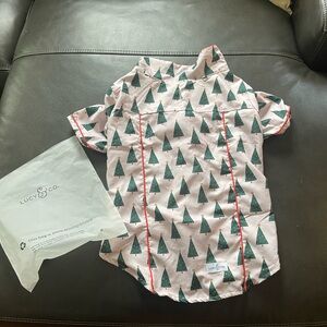 Lucy & co the oh, Christmas tree dog pajama XL